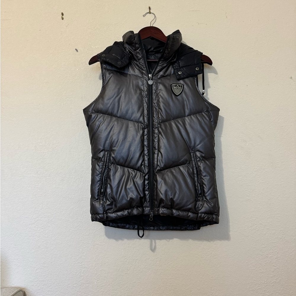 Emporio Armani Black Puffer Vest